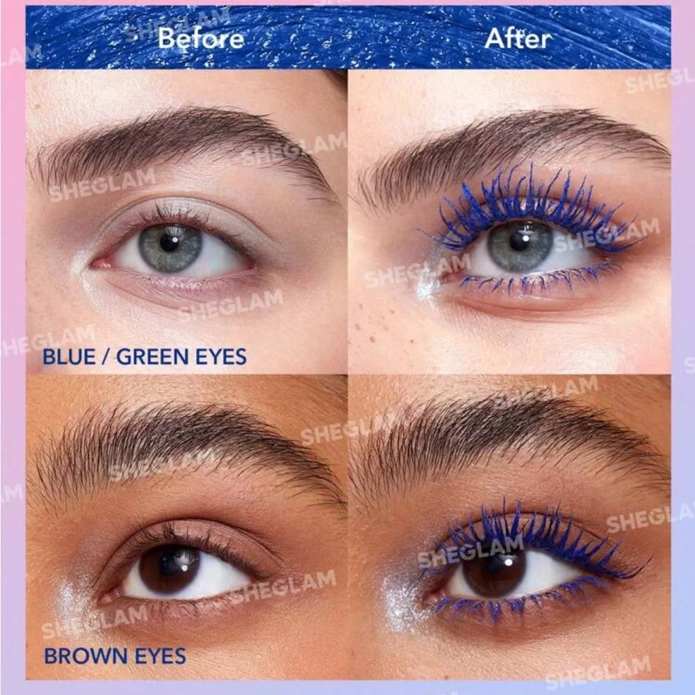 SHEGLAM All-In-One Volume & Length Mascara-Waterproof Blue